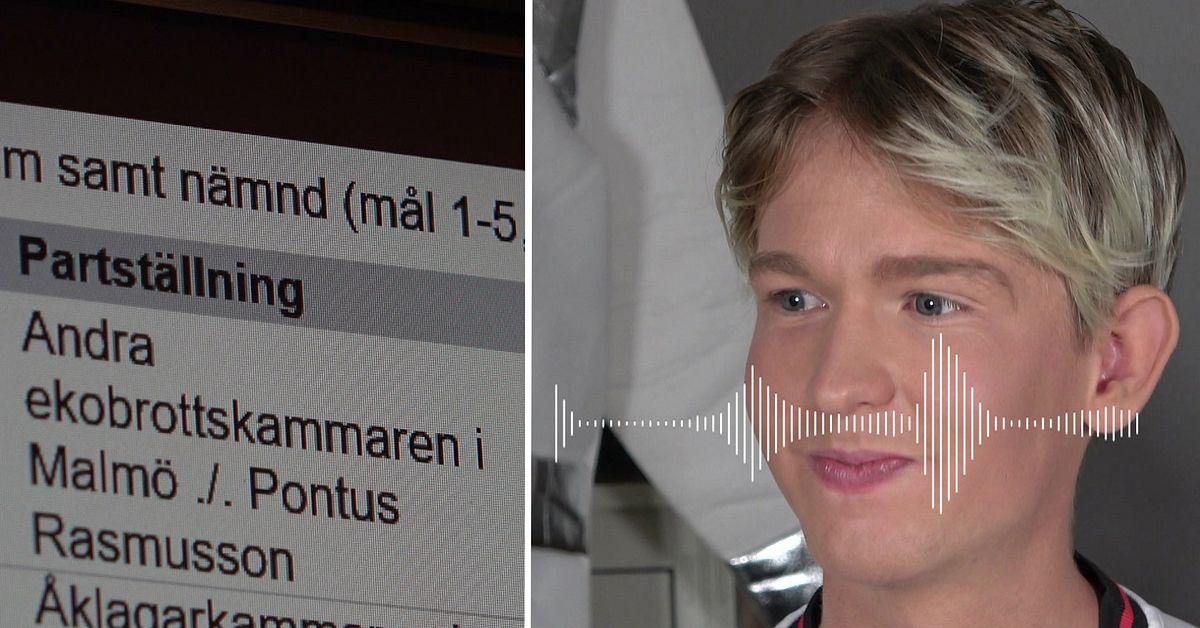 Influencern Pontus Rasmusson d&ouml;ms till f&auml;ngelse f&ouml;r grovt bokf&ouml;ringsbrott