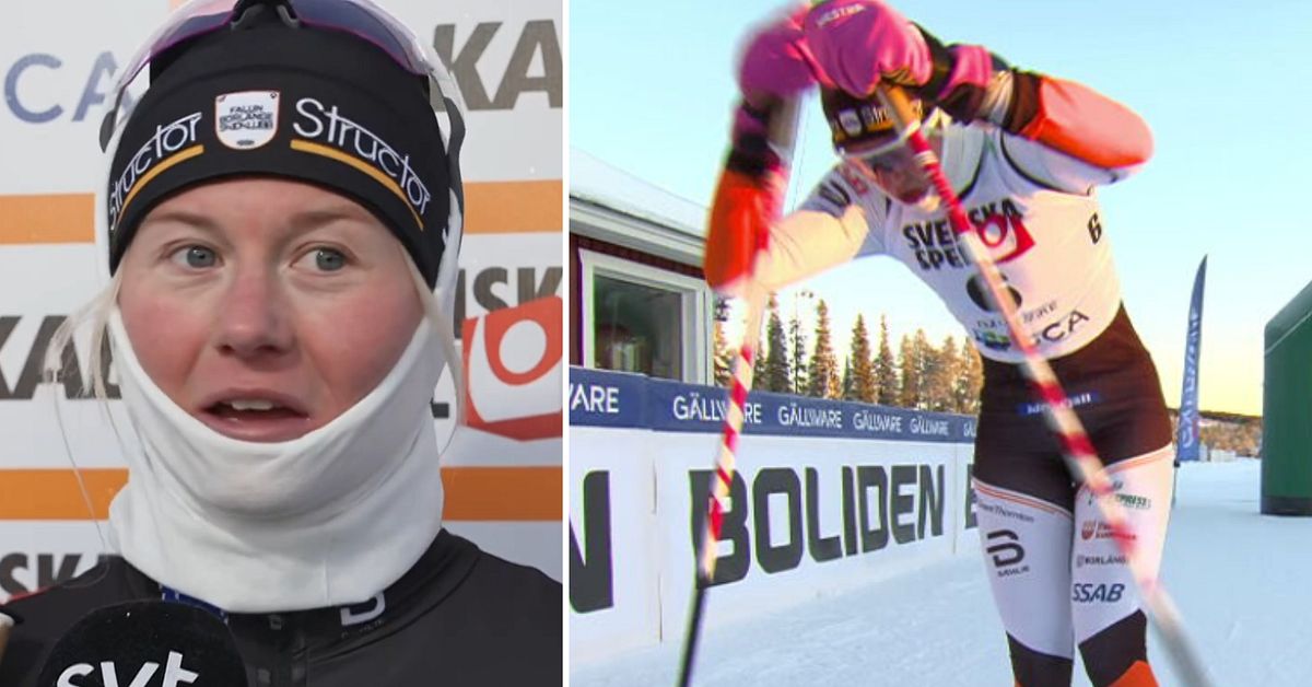 Maja Dahlqvist snabbast i prologen i Gällivare: ”Förvånansvärt bra”