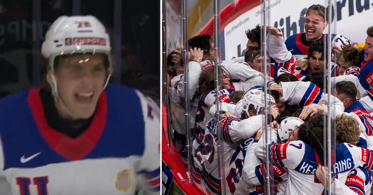 USA är världsmästare i ishockey efter avgörande i förlängning