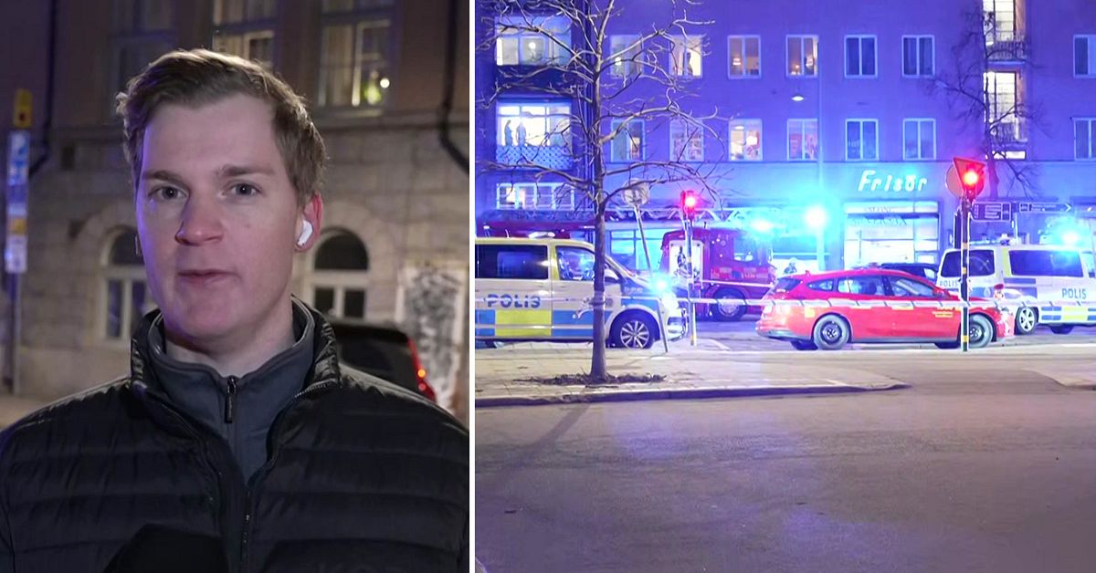 Buss har rammat busskur – flera döda och skadade