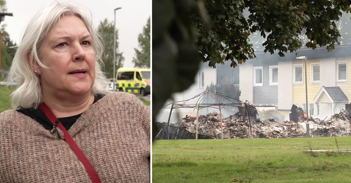 Boende hjälptes åt vid branden i Upplands-Bro: ”Skärrade men lugna”