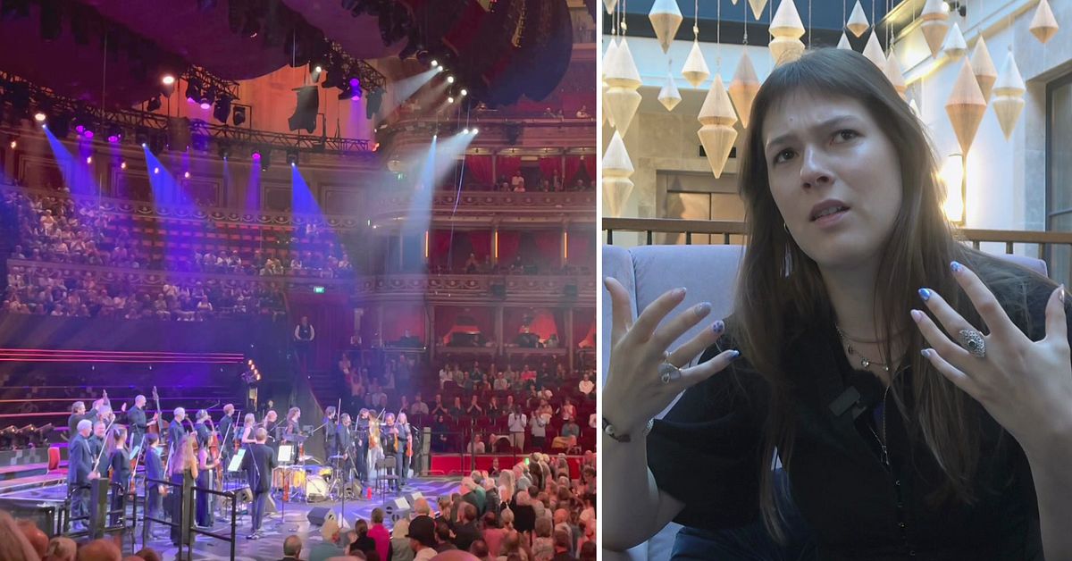 Stående ovationer för Katarina Barruk vid konserten i Royal Albert Hall