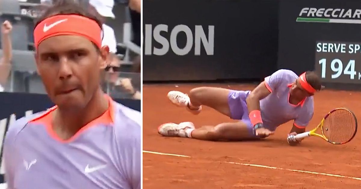 Hetast idag: Se Nadals imponerande upphämtning – avgör med konstslag efter fallet