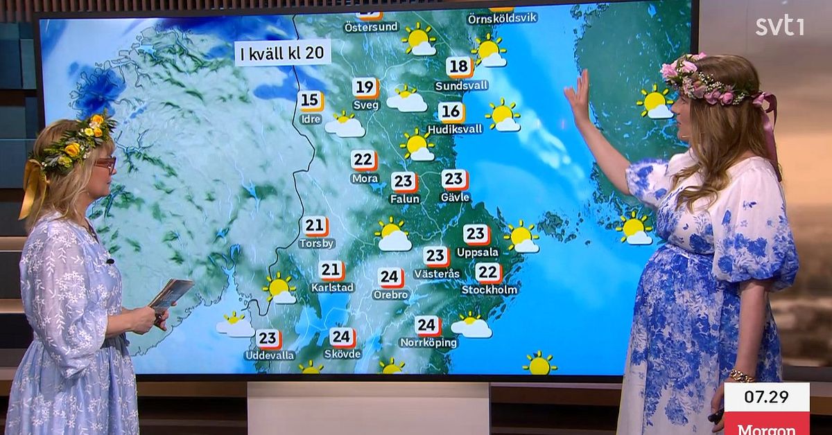Väderprognosen: ”En toppenmidsommar”