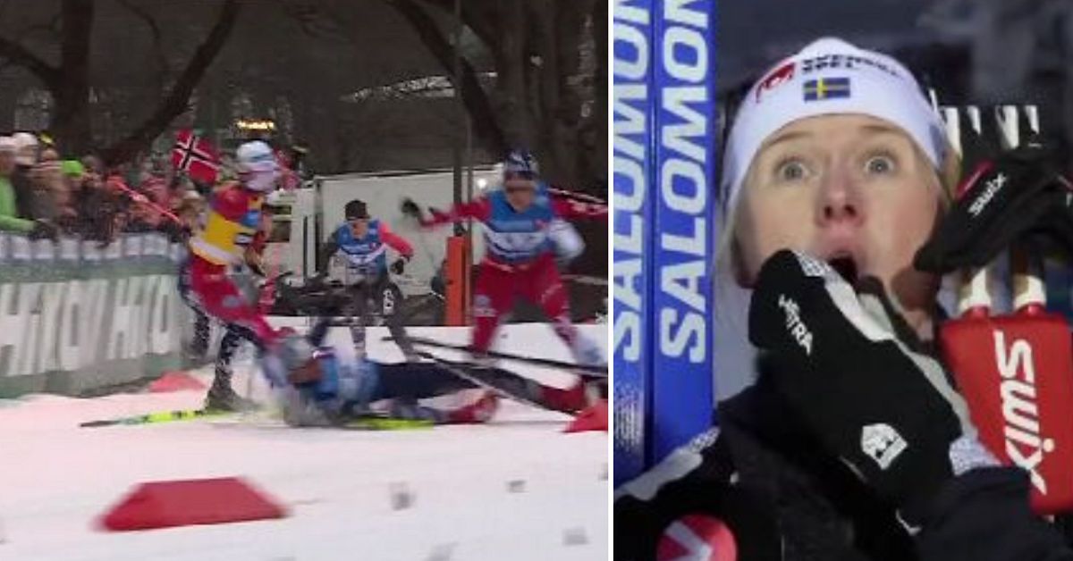 クロスカントリースキー：ヨハネス・ヘスフロット・クレーボ選手がドランメンで転倒、横たわって負傷