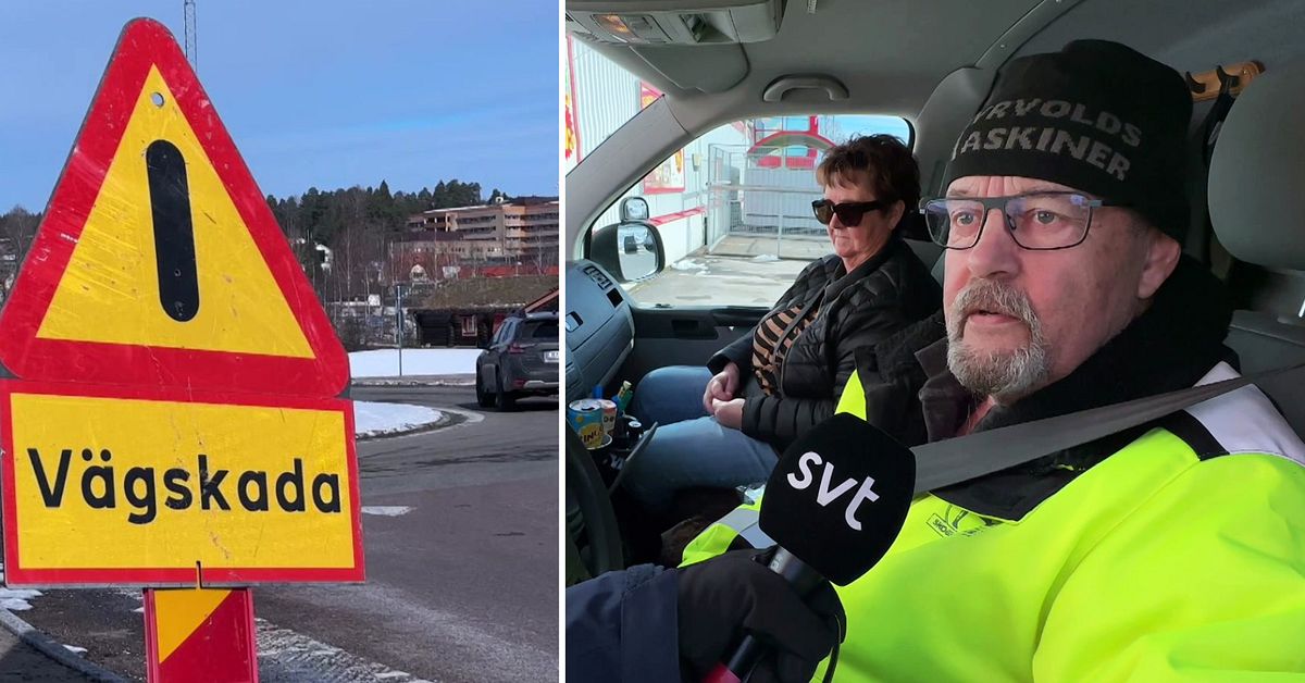 Många vägskador i Värmland efter den långa vintern