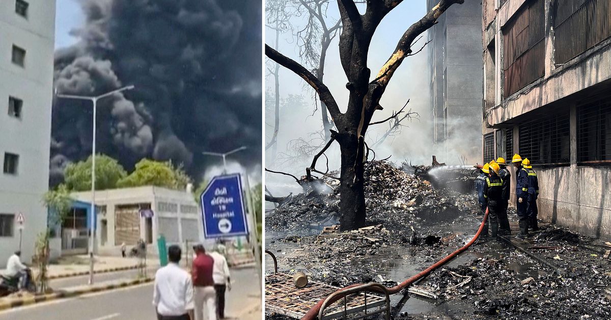 Air India-plan i flygkrasch i nordvästra Indien