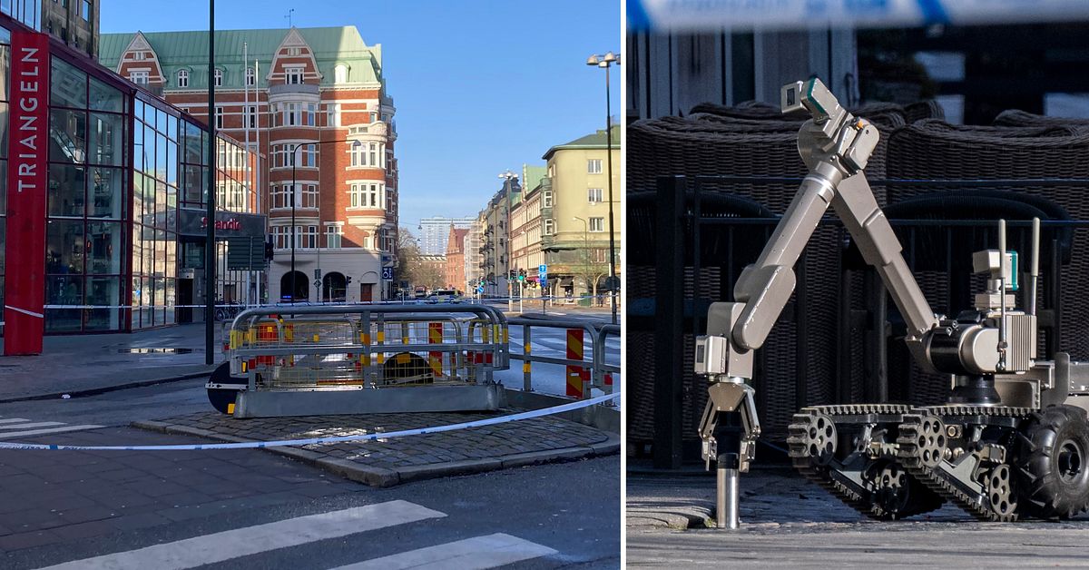 Misst&auml;nkt farligt f&ouml;rem&aring;l vid Triangeln i Malm&ouml; &ndash; var ofarlig termos