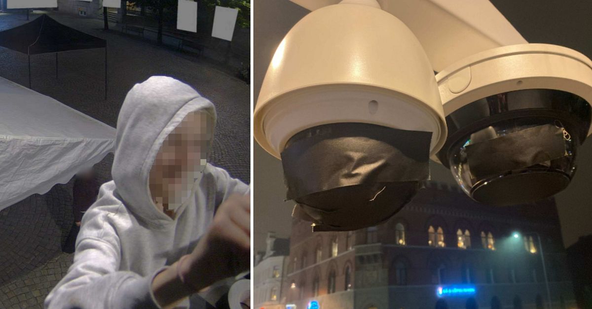 Här tejpar 18-åringen för polisens kamera – riskerar fängelse