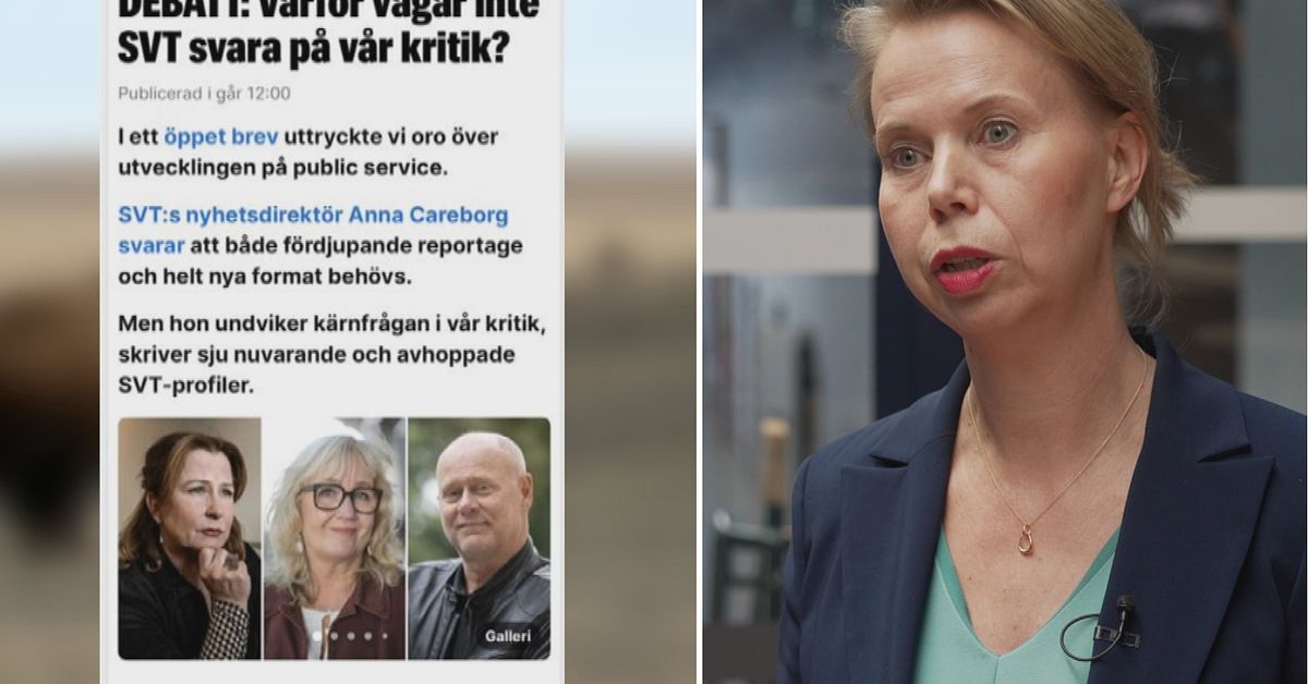 SVT:s vd Anne Lagercrantz om kritiken: &rdquo;Vi ska vara f&ouml;r alla&rdquo;