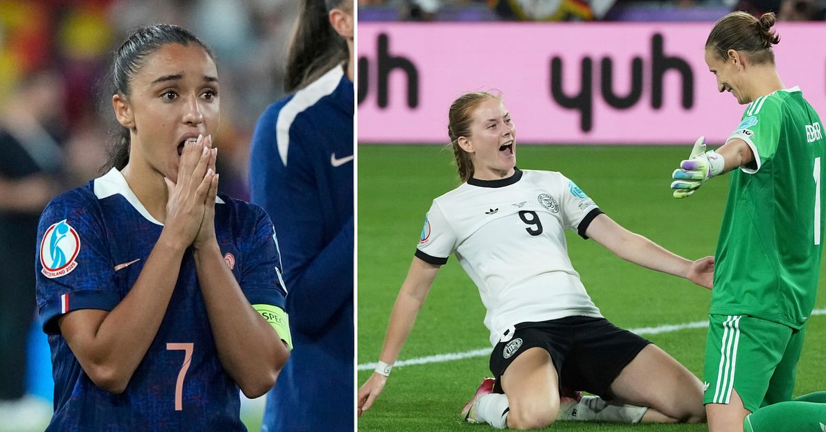 Tyskland klart för semifinal i fotbolls-EM efter straffdramatik