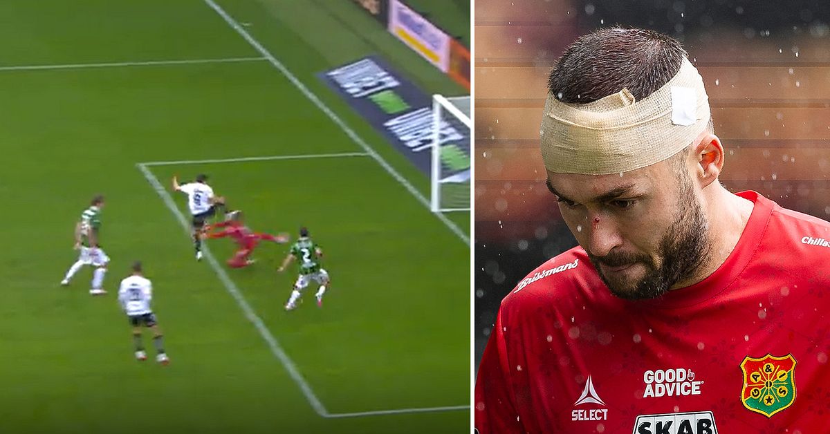 Gais m&aring;lvakt Mergim Krasniqi om ot&auml;cka sm&auml;llen: &rdquo;Trodde jag hade rivit upp hela ansiktet&rdquo;