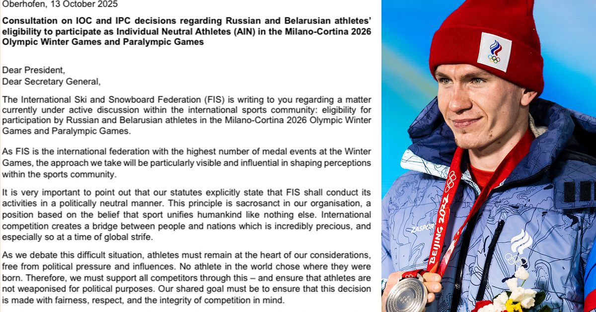 Winter sports: The letter that could decide if Russian athletes may compete again