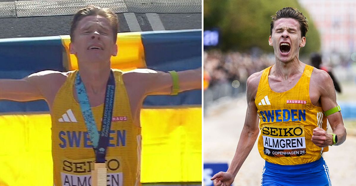 VM-guld till Almgren &ndash; efter nytt Europarekord