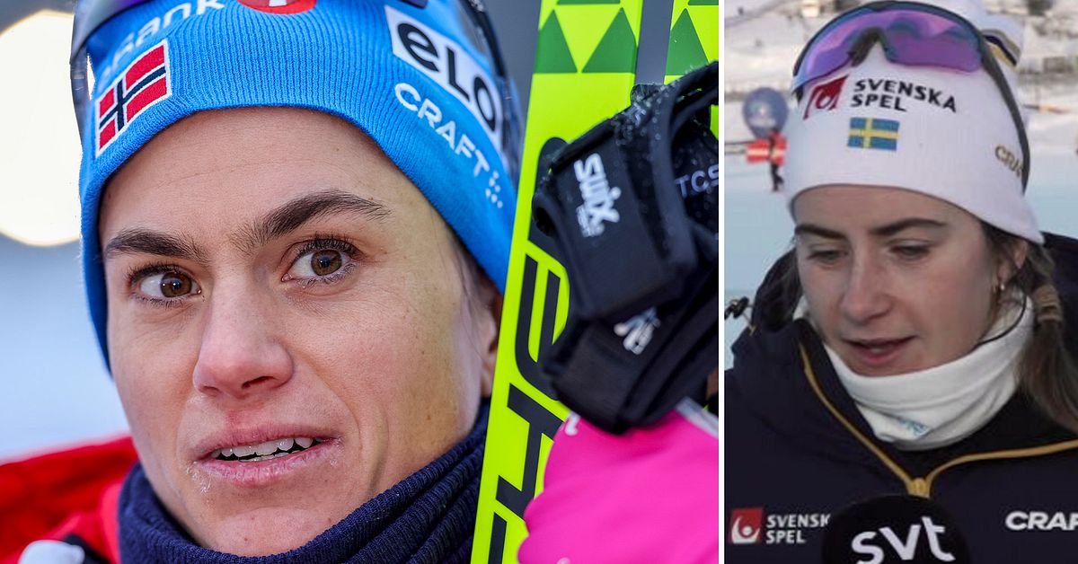 Ebba Andersson finishes fourth in Johaug's victory