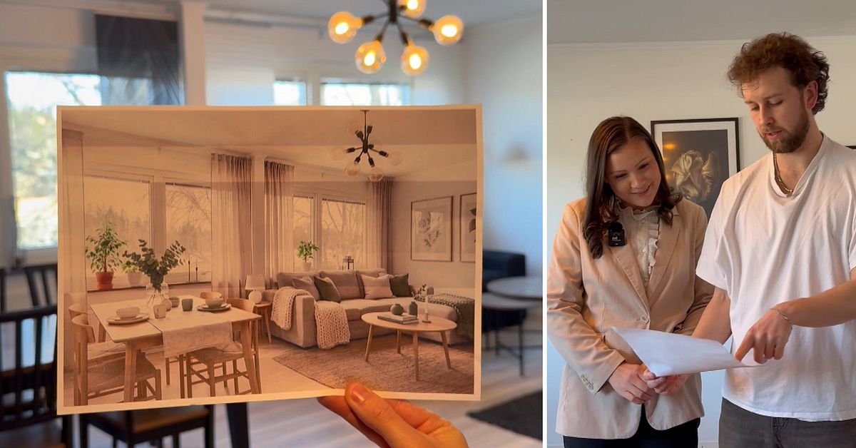 M&auml;klaren Daniella l&auml;gger ut AI-redigerade bilder i annonser