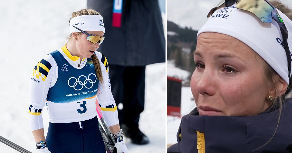 Johanna Hagstr&ouml;m i t&aring;rar efter utt&aring;get