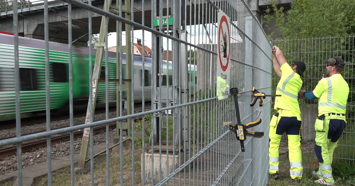 Fler obehöriga vid tågspår – de får laga saboterade stängsel varje dag