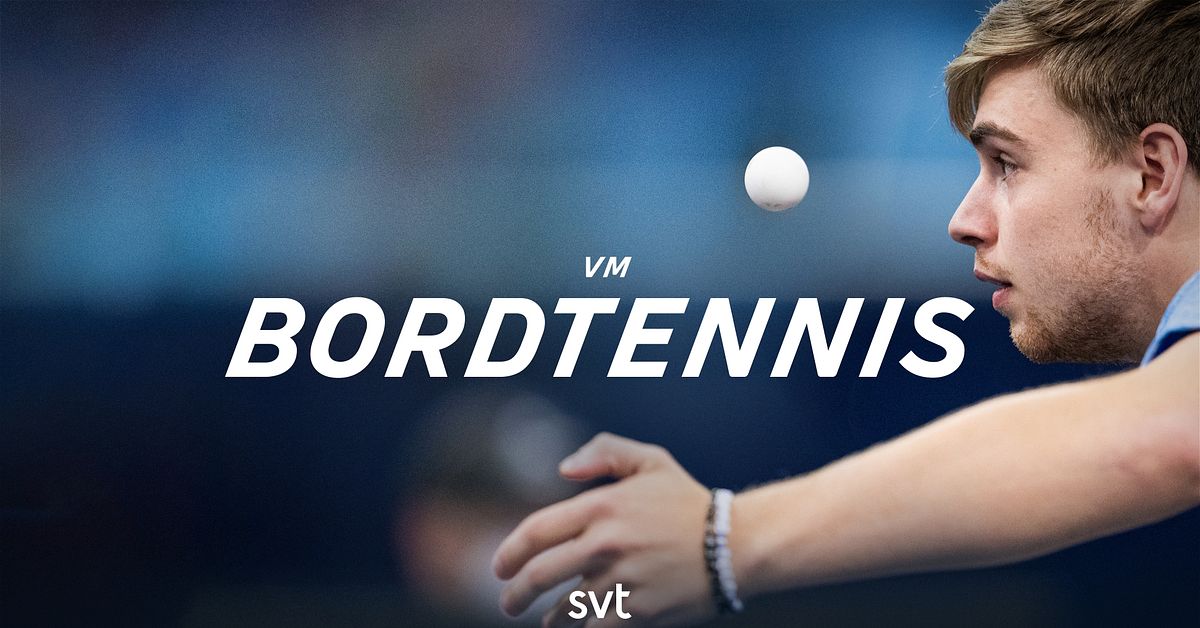 Bordtennis: Se dagens matcher från bordtennis-VM | SVT Sport