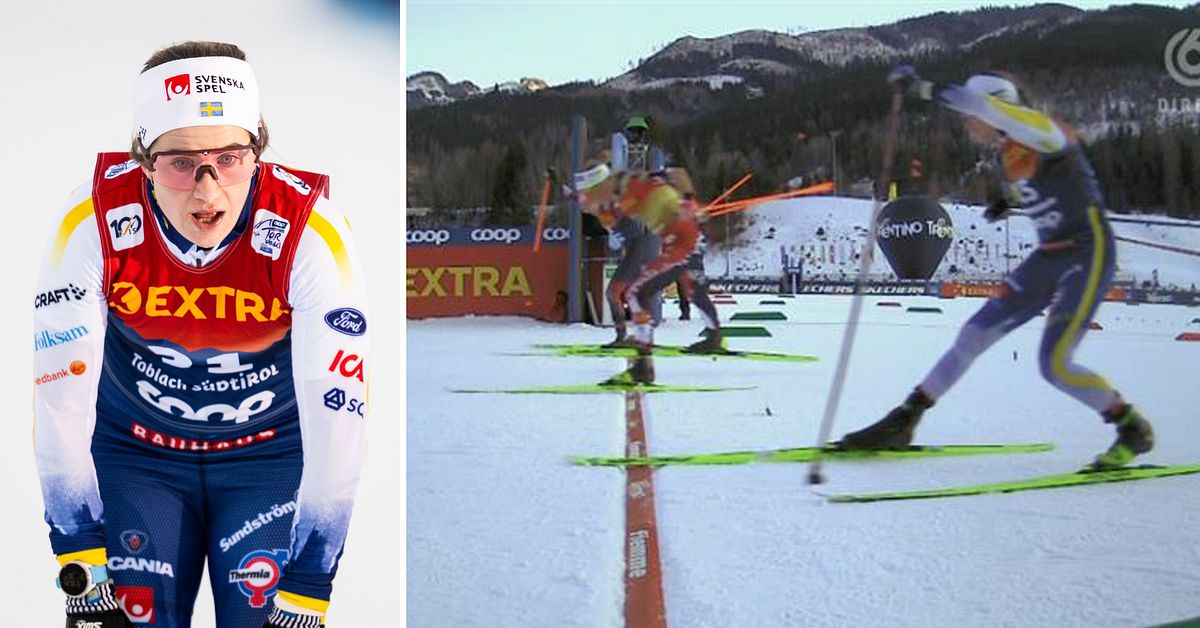 Andersson missed the podium – finished fourth as Johaug won