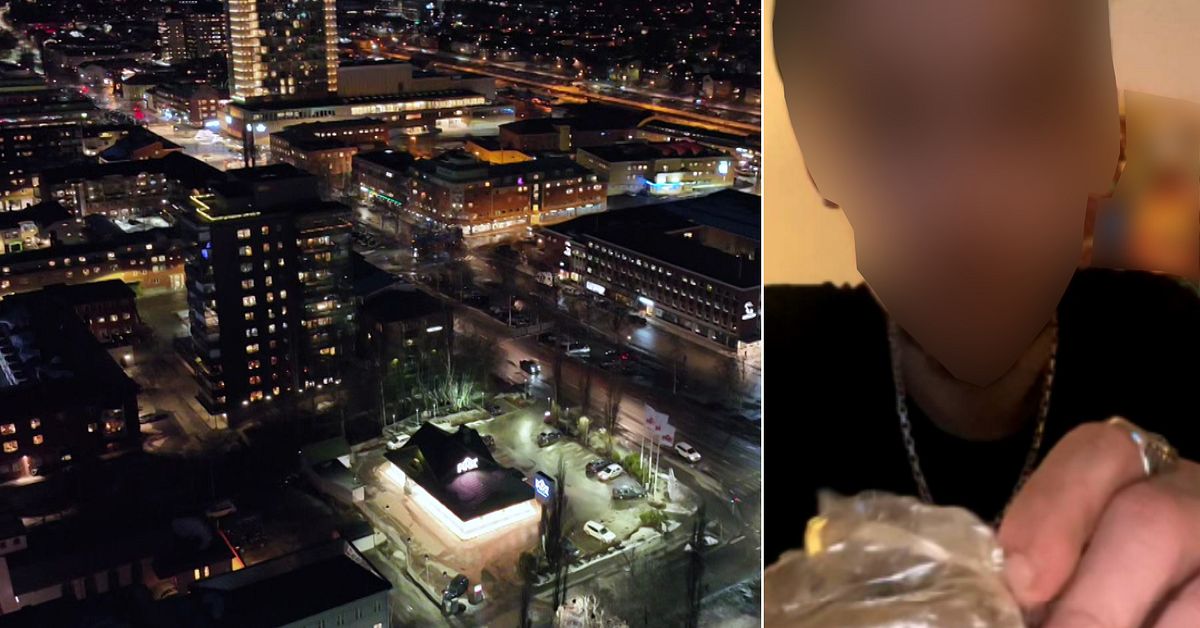 Kriminellt gäng rekryterade 13-åring för att sälja knark i Umeå – man åtalas