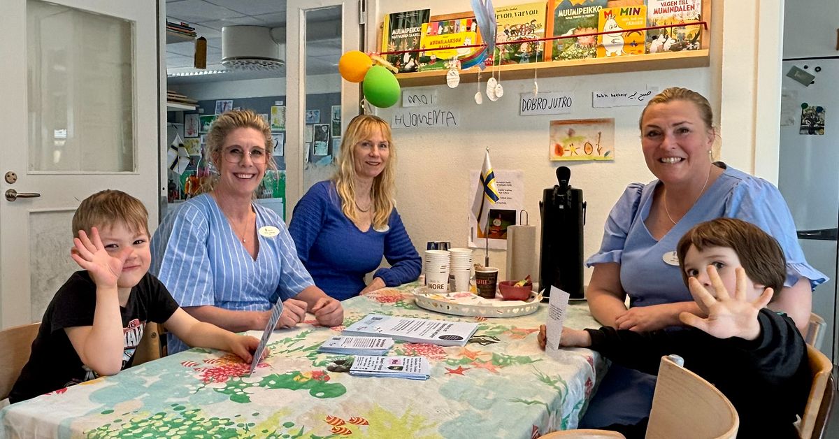 Ny sverigefinsk f&ouml;rskoleavdelning i V&auml;ster&aring;s: &rdquo;Finns alltid en kompis h&auml;r&rdquo;