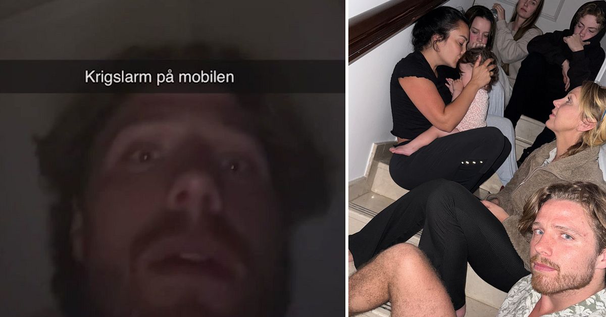 Andreas fr&aring;n J&auml;rpen fast i Dubai efter Irans attacker: &rdquo;Byggnaden skakar&rdquo;