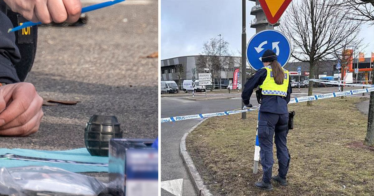 Farligt f&ouml;rem&aring;l vid f&ouml;retag i Malm&ouml; &ndash; var en handgranat