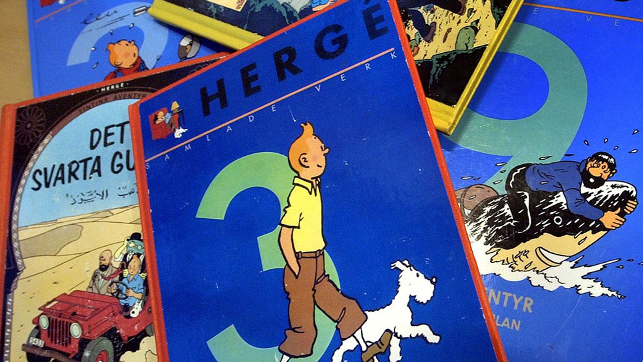 Tintin rensas ut från barnbibliotek