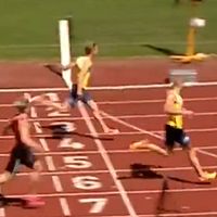 Henrik Larsson nära personligt rekord på 200 meter