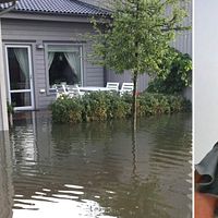 Översvämning i Åsa 2019