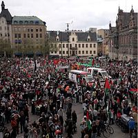 Stora demonstrationer i Malmö. Här berättar arrangörerna och dialogpolisen om läget.