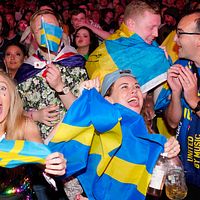 Svenska eurovision fans och tyska Julian-Alexander