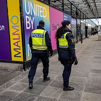Bildmontage: Malmö Arena och Polis