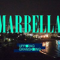 hamnen i Marbella nattetid