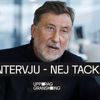 Janne Josefsson i programmet ”Intervju – nej tack!”