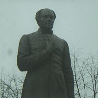 En staty över den finlandssvenska författaren Johan Ludvig Runeberg
