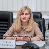 Ukrainas vice justitieminister Olena Vysotska