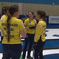 Lag Anna Hasselborg, curling-VM