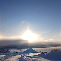 Pirttivuopio, Lappland den 8 februari 2024