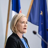 Finlands inrikesministeri Mari Rantanen (Sannf.)