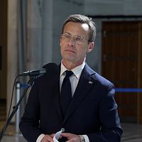 Statsminister Ulf Kristersson (M)