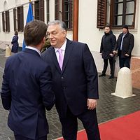 Ulf Kristersson (M) och Viktor Orbán.