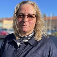 Emil Boss, facklig representant, och Magdalena Lennmarken, samordnare vid Polismyndighetens nationella operativa avdelning, NOA.