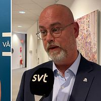 Malin Tillgren, ordförande för Vårdförbundet i Skåne och Magnus Dahlberg som är förhandlingschef på Region Skåne.
