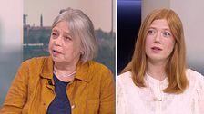 Tvådelad bild. Till vänster Bitte Hammargren, Turkiet- och Mellanösternanalytiker. Till höger Sofie Axelsson, Joakim Medins fru.