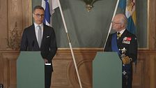 Finlands president Alexander Stubb