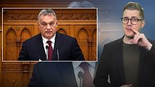 Ungerns Premiärminister Victor Orban. + programledare