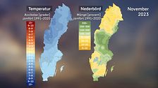 Kort om novembervädret 2023 med SVT:s meteorolog Per Stenborg.