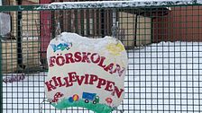Grindarna som leder till förskolan Killevippens rastgård